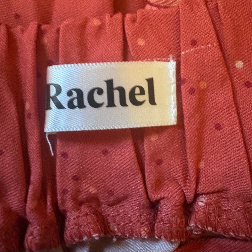 Rachel Création Canadienne Floral EcoVero Midi Skirt M Red Boho Sustainable - Picture 3 of 5